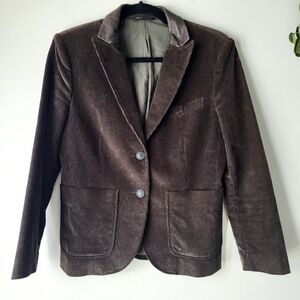Rag & Bone Brownish Green Corduroy Blazer Jacket